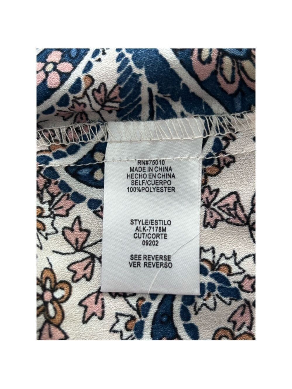 Nwt Jodi Kristopher Paisley And Lace Mini Dress, M — image 5 of 5